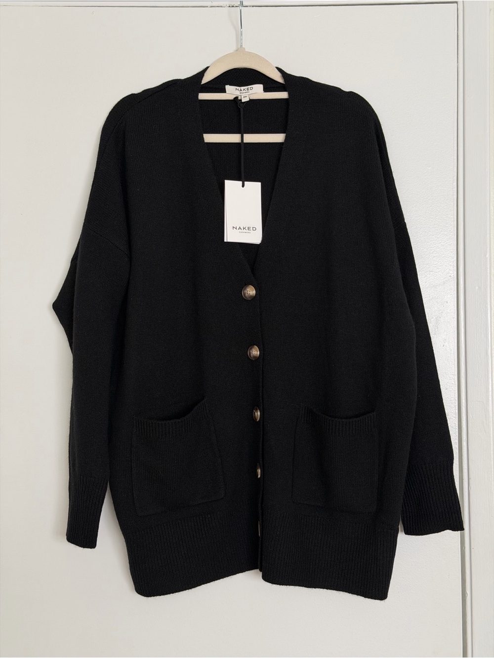 NWT Naked Cashmere Lily 100% Cashmere Button-Up Cardigan OS $395